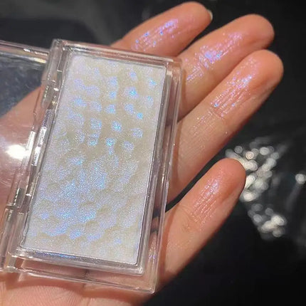 Potato Glitter Monochrome Eyeshadow Palette Natural Light Highlighter Powder For Delicate Eye Makeup Diamond Brightening