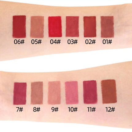 12pcs Lip Liner Pencil Set Long Lasting Matte Natural Creamy Cosmetics Lip Liner Kit Luxury Matte Lip Liner Lip Contour Lipstick