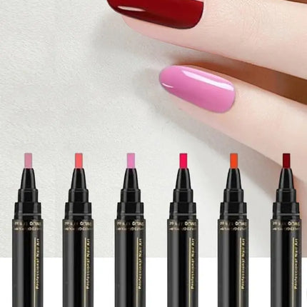 Gel Nail Polishs Pen Nail Polishs Markers Pen Base Top Coat Gel Pen Semi Permanent UV/Led Lamp Varnish Hybrid Color Nail Polishs