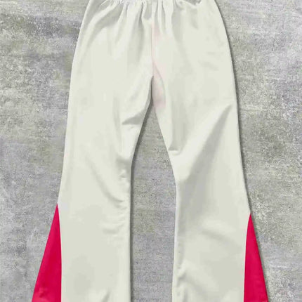 Y2k Flared Pants Men Loose 3D Print Trousers Casual Sweatpants Mid Waist Sporty Female Clothes Streetwear Hip Hop Vintage Pants