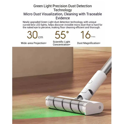 XIAOMI MIJIA Wireless Vacuum Cleaners 2 Dust Display Edition,24kPa Suction,Maximum battery life 60 min,Cordless handheld Vacuum