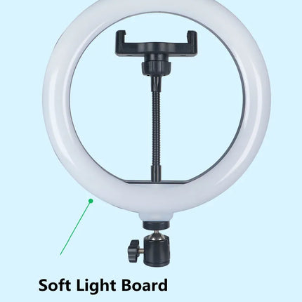 13Inch 33CM RGB Selfie Ring Light Photography Fill Lighting LED Ring Lamp for Video Recording Live Broadcast Selfie LED Lamp