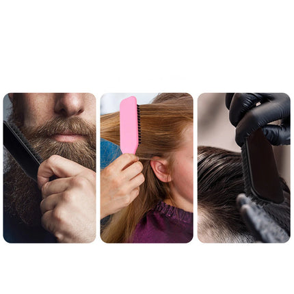 1/3/4PCS Leopard Tail Comb - for moothing Ponytail Bun/Hairs/beard - Anti Static and Heat Resistant Teasing Comb for Hair Types
