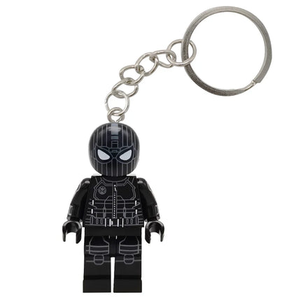 Marvel Spiderman Doll Universe Miles Gwen Cartoon Cute Building Blocks Assembled Toy Ornament Keychain School Bag Pendant Gift