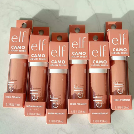 Elf Blush for Lips Cheeks Smooth Liquid Blush Two-ended Lipstick Lip Gloss Long-lasting Makeup Pink Primer for Pore Minimization