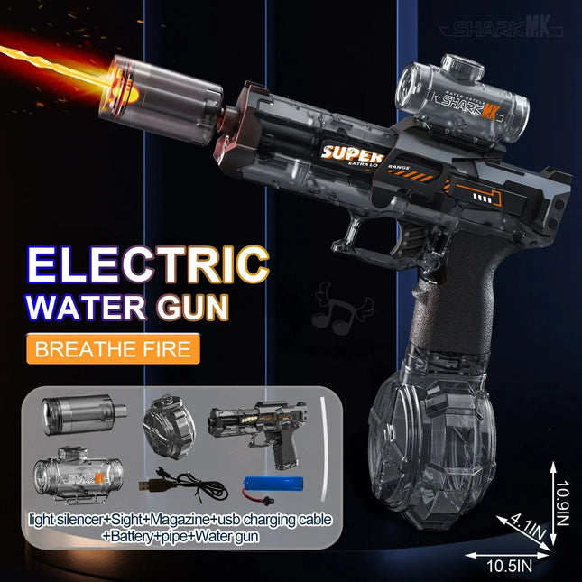 Electric pulse, large capacity burst, water blaster gun, high-speed linkage and continuous firing