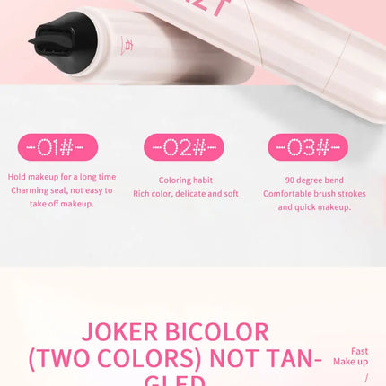 Eyeliner stamp pen, one-piece eyeliner pen, natural makeup application, a beginner's assistant, two steps to create eyeliner