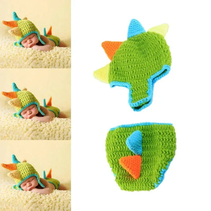 New Born Baby Crochet Knit Costume Accessories Infant Photo Shoot Clothes Newborn Photography Props Newborn Shooting