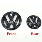 2pcs Glossy Black / 18-20 Golf 7.5