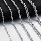 Silver / 18inch (45cm) / Width 2mm