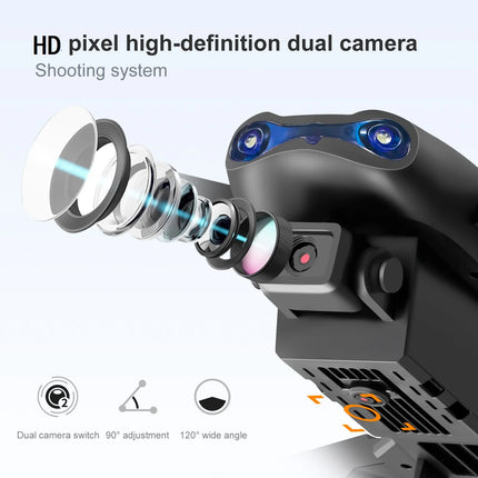 E99 Foldable Drone Dual Screen Switch Fine Tuning Button Gesture Control Optical Flow Indoor Hover Outdoor Aerial RC Quadcopter Drone