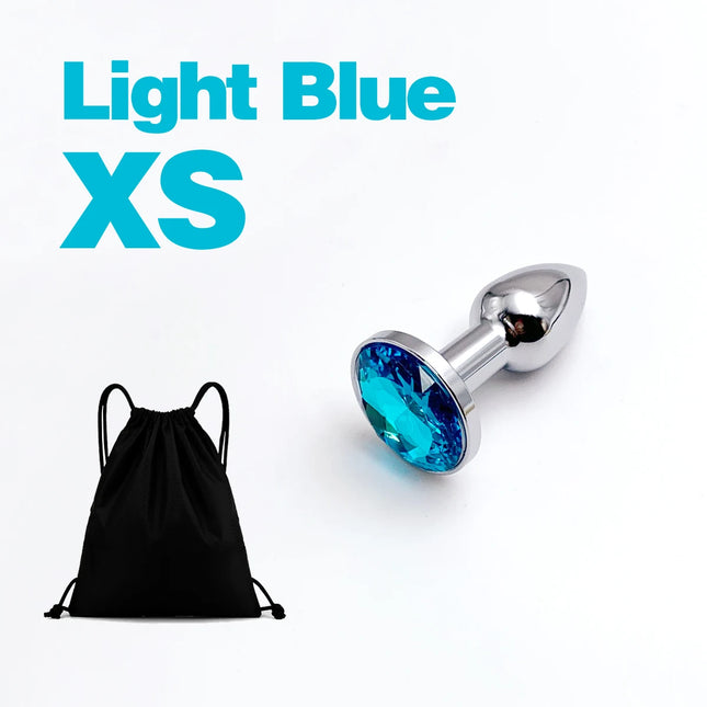 Anal Plug 5 Size Crystal Anal Plug Stimulator Anal Anal Massage Dilatancy Toys G-Spot Massage Sexual Wellness Adult Pleasure