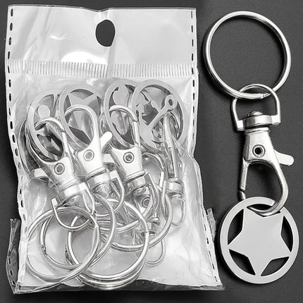 Trolley Cart Tokenrings Keychains Shopping Trolley Token Coin Keyring