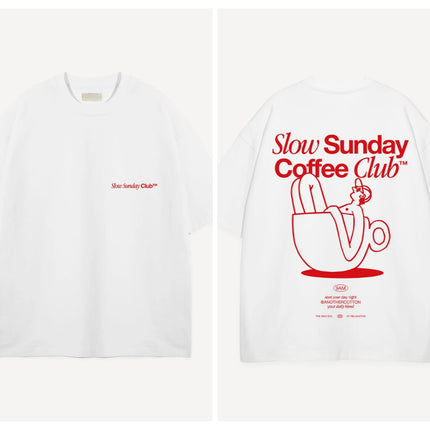 Streetwear Oversized Y2K Unisex New Trend Print Cotton Round Neck Short Sleeve Fashion Casual Loose T-Shirts Fashion Tops