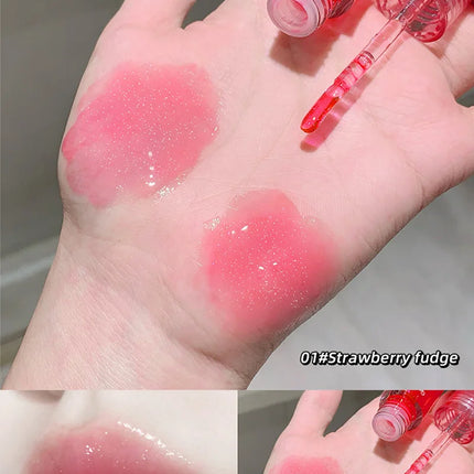 Fruit extract moisturizing lip balm water-shining mirror moisturizing and moisturizing autumn and winter lipstick base lip gloss