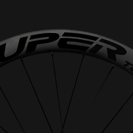 SUPERTEAM 700C Disc Brake Carbon Wheels Center Lock Road Bicycle Wheels UCI Proved Rim HG/XDR Hub