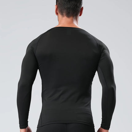 2 Pcs Men Compression Sport T Shirt Short Sleeve Training Fitness Top Tee Man Quick Dry Running Sport T Shirts