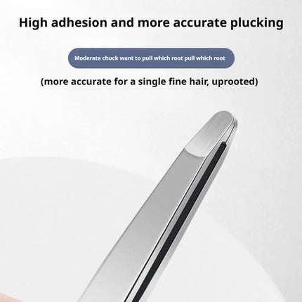 Stainless Steel Brow & Facial Hair Remover Eyebrow Tweezers Non-slip Makeup Remover Tweezer Tools Hair Removal Makeup Tools