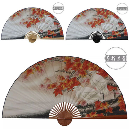 50x88cm Large  Painting Paper Fan Wall Hanging Decorative Folding Fan Office Hall Home Living Room Decorative Fan Ventilador
