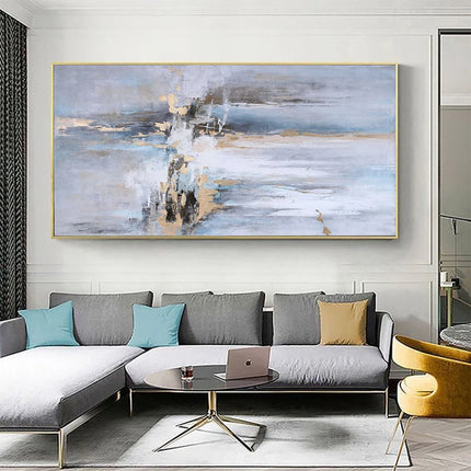 New Abstract Large Sizes 100% Handmade Oil Painting On Canvas Wall Art Pictures For Living Room Decoration Accessories Frameless