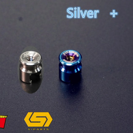 JSM Hobby TITANIUM Battery Grips with bullet plugs 4/5mm