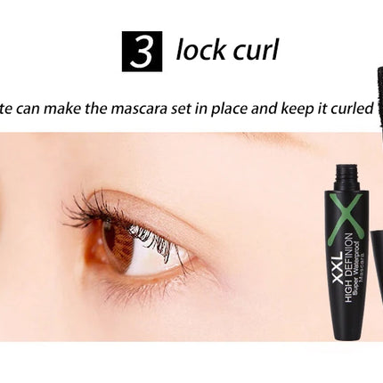 1 pcs 4D Silk Fiber Eyelash Lengthening Mascara Waterproof Long Lasting Eyelashes Black Eyelash Extension Makeup 3D Mascara Cos