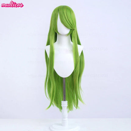 High Quality Anime 100Cm Long Staight Cosplay Wig Black White Red Pink Brown Gold Blue Blonde Purple Heat Resistant Hair Wigs