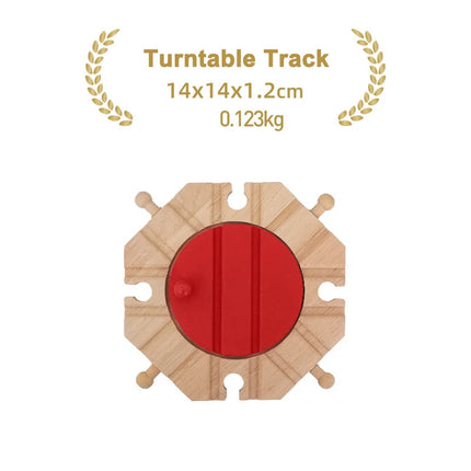 Kinds Of Wooden Track Accessories Beech Wood Railway Train Track Toys Fit for Biro All Brands Wooden Tracks Kids Education Toys