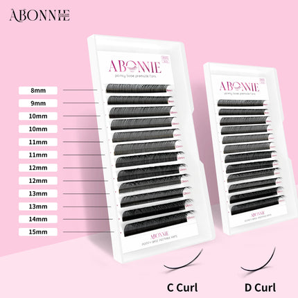 Abonnie Angel Lashes Pre-bundled Lash Spikes 5D Flower Lashes Individual Eyelash Extensions Wispy Lash Premade