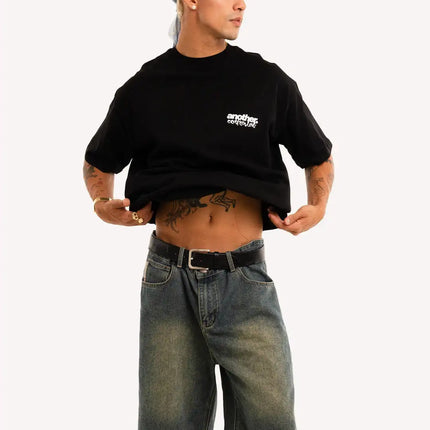 Streetwear Oversized Y2K Unisex New Trend Print Cotton Round Neck Short Sleeve Fashion Casual Loose T-Shirts Fashion Tops