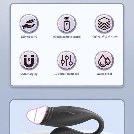 Remote Control Love Egg Vibrator for Women Powerful Vibrating G-Spot Clitoris Stimulator Vaginal Massager Sex Toys for Adults 18