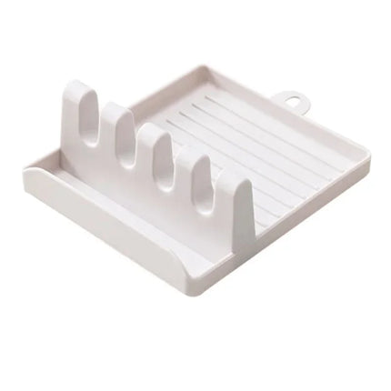 Pan Lid Holder Supports Spoons Pot Cover Rests Spatula Stand For Kitchen Convenience Utensils Tools Accessories Cooker Organizer
