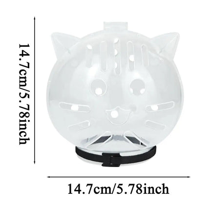Transparent Breathable Cat Muzzle Anti-Bite Anti Scratch Cat Mask Cover Helmet Cat Grooming Accessories Anti-Licking