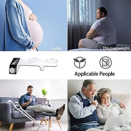 Bidet Toilet Seat Attachment Dual Nozzles Sprays Non-Electric Self-Cleaning Wash Single Cold Water Lady Bathroom Accessories