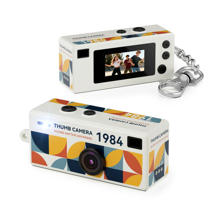 1080P Full HD Digital Camera with Built-in Flashlight 21 Creative Filters Mini Portable Camera for People Photography Gifts