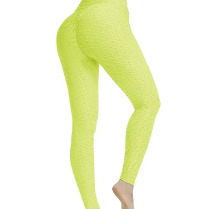 Women's Bubble Hip Lifting ExerciseYoga Pants Women Fitness Running High Waist Gym Fitness Sports Flared Pant Dance Trouers