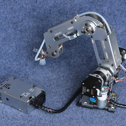 Multi Axis Robotic Arm Industrial Stepping Metal Manipulator For Arduino 2560 Robot DIY Kit with Suction Cup/Stepper Motor Claw