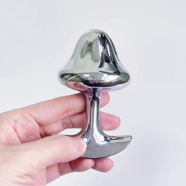 1Pcs, Anchor-shaped mushroom anal plug, three sizes, gem base anal plug, G-spot massage, sexual health, adult sex, sex toys