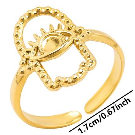 6pcs/lot Gold Plated Stainless Steel Base Rings Settings DIY Blank Knuckle Rings for Women Jewelry Charms Never Fade Wholesale