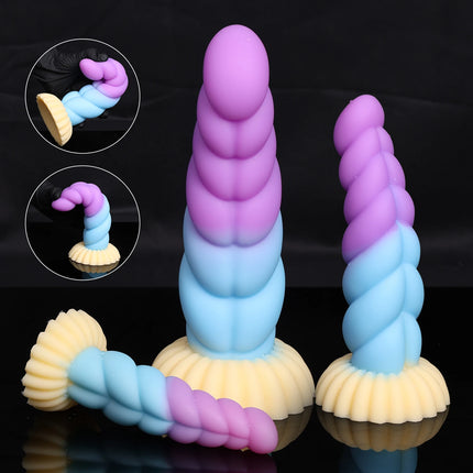 Fantasy Anal Plug Dildos Prostate Clit G-Point Stimualor Vagina Massage Butt Plug Soft Silicone Adult Sex Toys for Women and Men