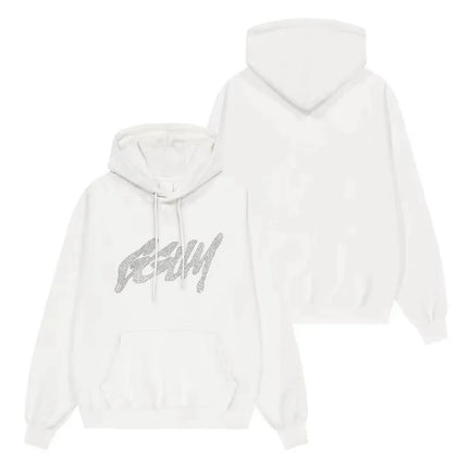 KPOP ins STYLE YEONJUN GGUM Printe Hooded Women's Lost in Space Hoodie Round Neck loose WARM Sweater OVERSIZE CLOTHING