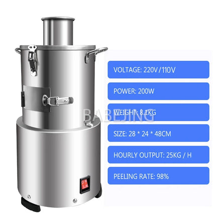 BABEJING Fully Automatic Garlic Processing Machine For Garlic Peelers In Commercial Kitchens