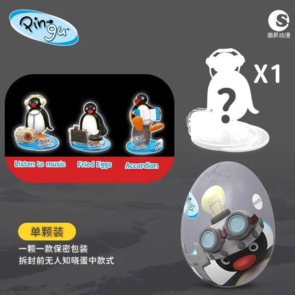 Anime Pingu Gashapon Blind Box Cute Surprise Mystery Boxes Figures Model Toys Cartoon Kawaii Desktop Decor  Kid Gift