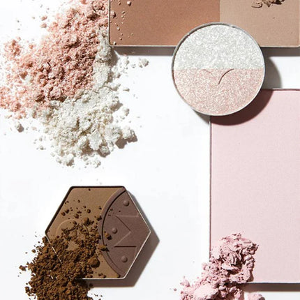 Girlcult Face Palette 01 Rosewood,All-in-One Makeup Palette,Smooth Powder Texture,Highly Pigmented,Natural Nude Makeup Effect