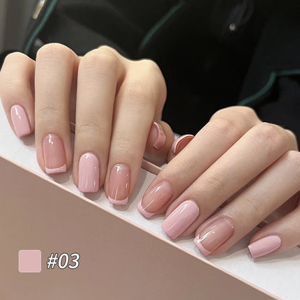 9 Colors Pink Patting Glue Smudge Canned High Saturation Popular Semi-Solid Nail Polish Glue Nail Salon Special