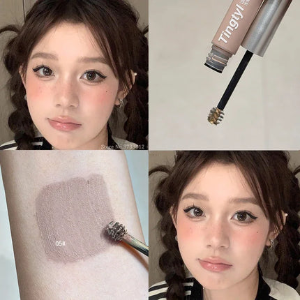 Mist Almond Natural Eyebrow Enhancer Dye Gel Tint Mascara Waterproof Lasting Quick Dry Dyeing Brow Tattoo Tinted Cream Makeup