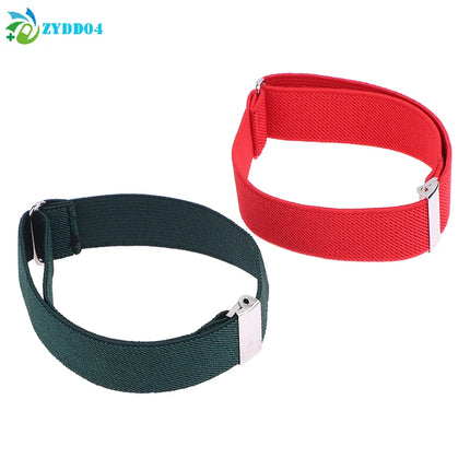 ●1 Pair Business Anti-Slip Cuff Holder Elastic Adjustable Shirt Sleeve Garter Strap Arm Band Sleeve Bracelet