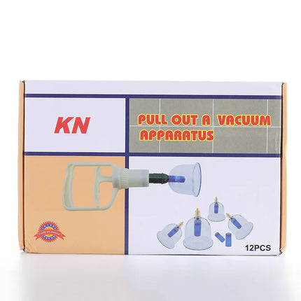 12or24 Pieces Suction Cups Massage Vacuum Cupping Body Massager Plastic Vacuum Suction Therapy Cupping Set Cans for Massage