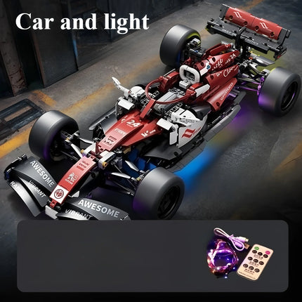 racing cars, racing car models, 1:10 DIY super sports car building block puzzle toys, children's and adult gifts