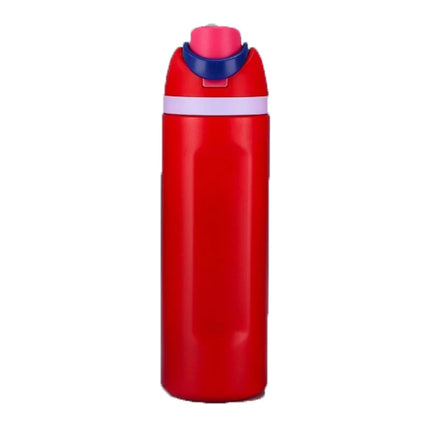 JUSTINLAU Spot Goods 19/24/32oz Thermos Cup Fruit Mug Kids Straw Cup Vacuum Flasks Stainless Steel Travel Thermal Water Bottles